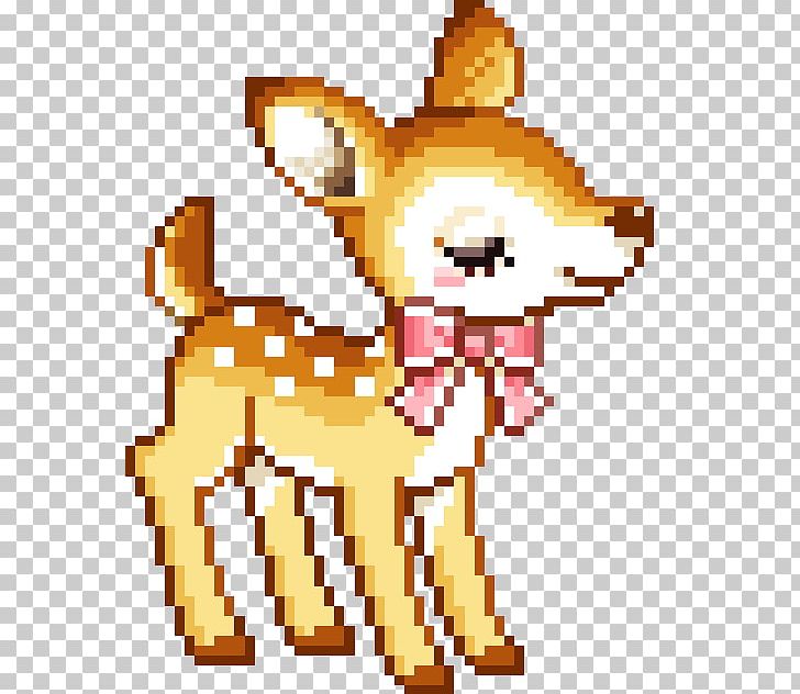 Deer Pixel Art Cross-stitch Bead PNG, Clipart, Animals, Art, Carnivoran, Cartoon, Cat Like Mammal Free PNG Download