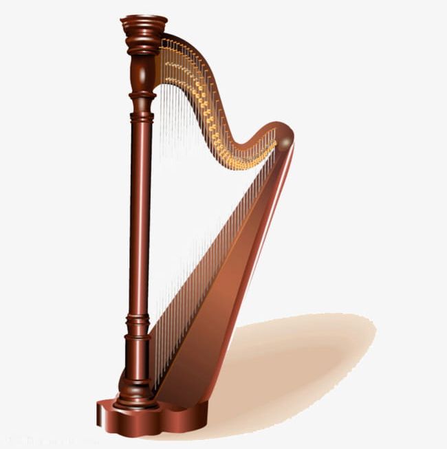 Musical Harp PNG, Clipart, Brown, Harp, Harp Clipart, Instruments, Musical Free PNG Download