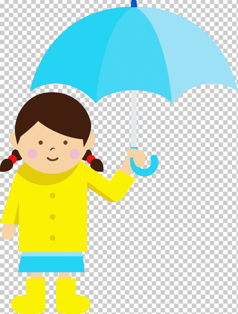 Raining Day Raining Umbrella PNG, Clipart, Behavior, Cartoon, Girl, Happiness, Human Free PNG Download