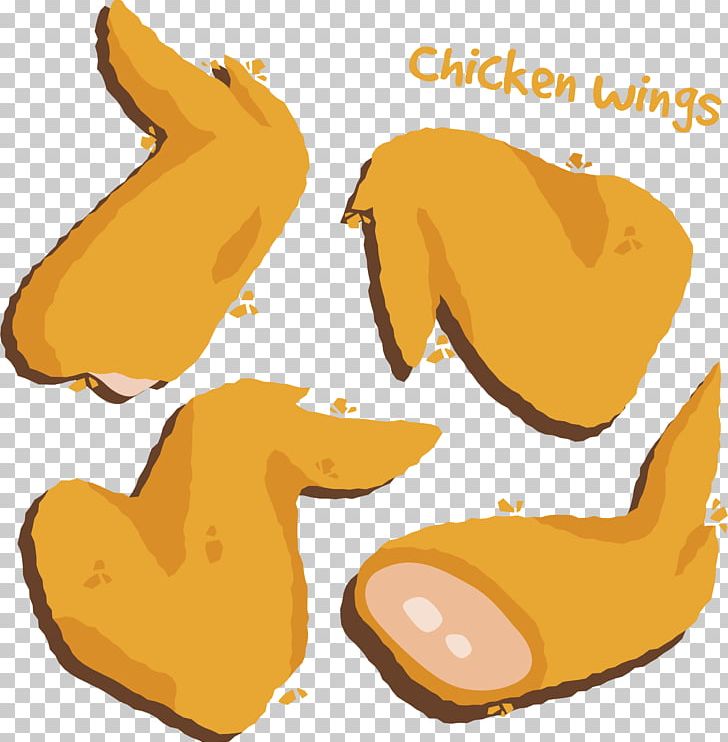 Buffalo Wing Fried Chicken Junk Food KFC PNG, Clipart, Angel Wing, Angel Wings, Beak, Buffalo Wing, Cartoon Hand Painted Free PNG Download
