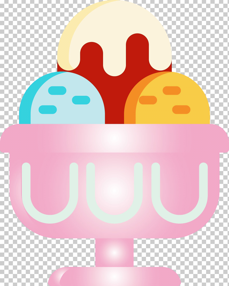 Ice Cream PNG, Clipart, Cloud, Ice Cream, Material Property, Pink, Yellow Free PNG Download