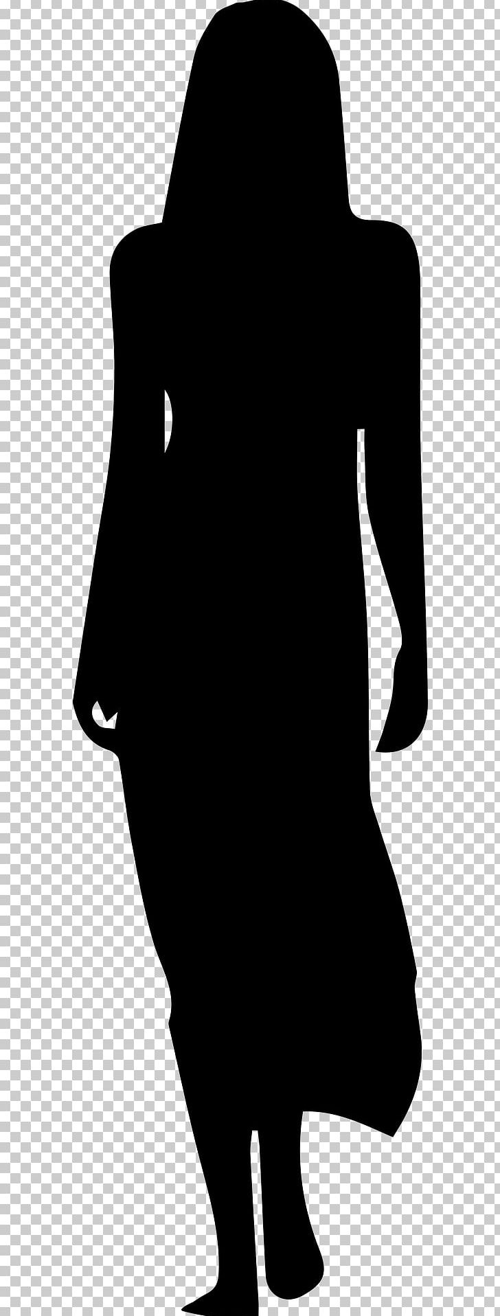 Dress Silhouette Woman PNG, Clipart, Artwork, Black, Black And White, Clothing, Costume Free PNG Download