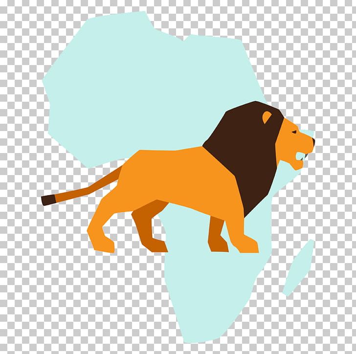 Africa Lion Illustration PNG, Clipart, Animals, Asia Map, Beak, Big Cats, Carnivoran Free PNG Download