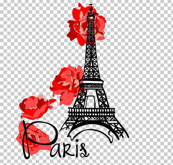 Eiffel Tower Graphics Illustration PNG, Clipart, Drawing, Eiffel, Eiffel Tower, Flower, Flowers Rose Free PNG Download