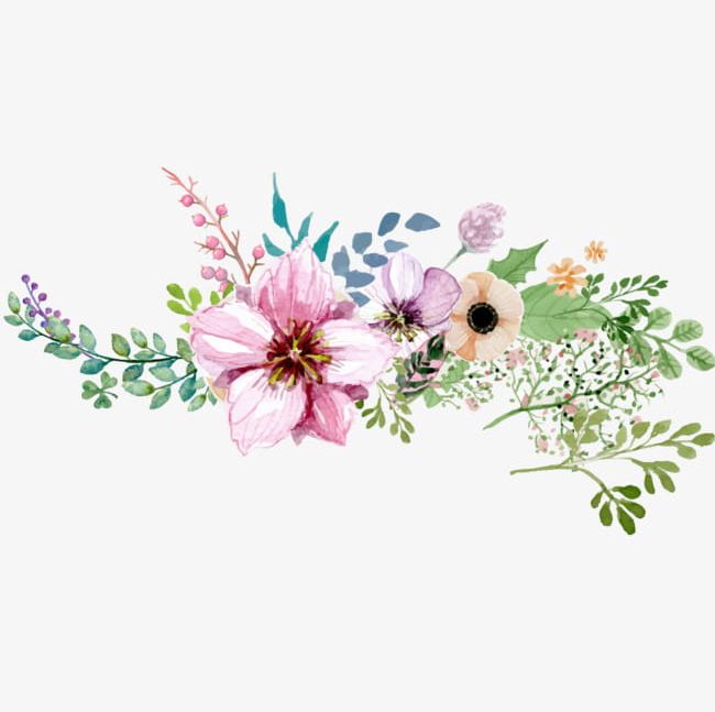 Hand Painted Watercolor Flower Decoration Pattern PNG, Clipart, Decoration Clipart, Decorative, Decorative Pattern, Flower Clipart, Flowers Free PNG Download