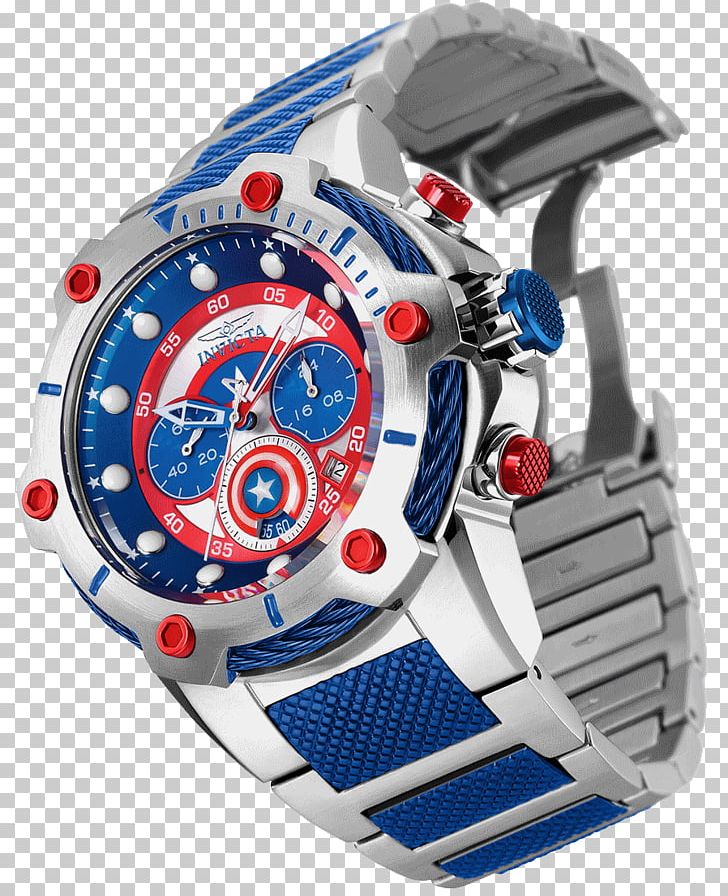 Invicta Watch Group Captain America Chronograph Amazon.com PNG, Clipart,  Free PNG Download