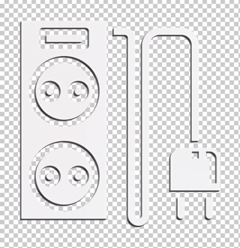 Electronic Device Icon Power Strip Icon PNG, Clipart, Blackandwhite, Electronic Device Icon, Emoticon, Line, Logo Free PNG Download