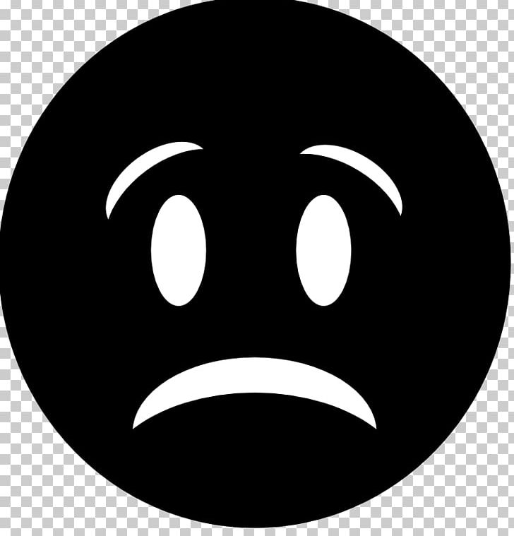 Sadness Smiley Face Frown PNG, Clipart, Black, Black And White, Circle, Clip Art, Crying Free PNG Download