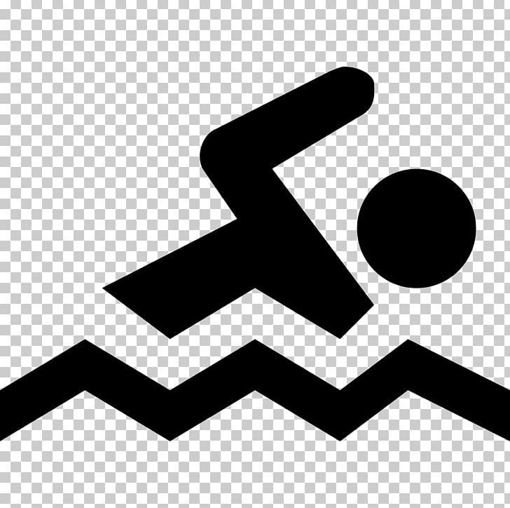 Swimming Computer Icons PNG, Clipart, Angle, Black And White, Brand, Computer Icons, Hand Free PNG Download