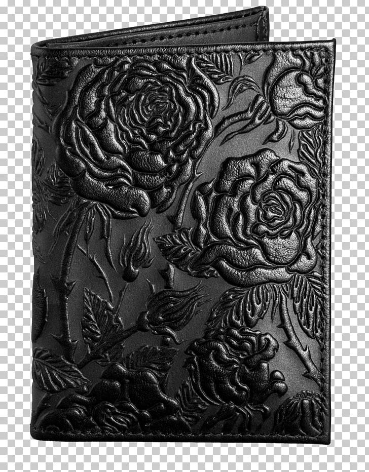 Wild Rose Black Wallet White Leather PNG, Clipart, Black, Black And White, Black M, Clothing, Color Free PNG Download