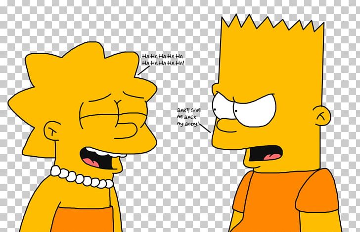 Lisa Simpson Bart Simpson Homer Simpson Mona Simpson Marge Simpson PNG, Clipart, Area, Art, Bart Simpson, Body Swap, Cartoon Free PNG Download