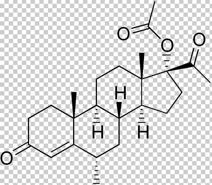Medroxyprogesterone Acetate Medroxyprogesterone Acetate Hydroxyprogesterone Acetate Progestogen PNG, Clipart, Acetate, Angle, Area, Black And White, Circle Free PNG Download