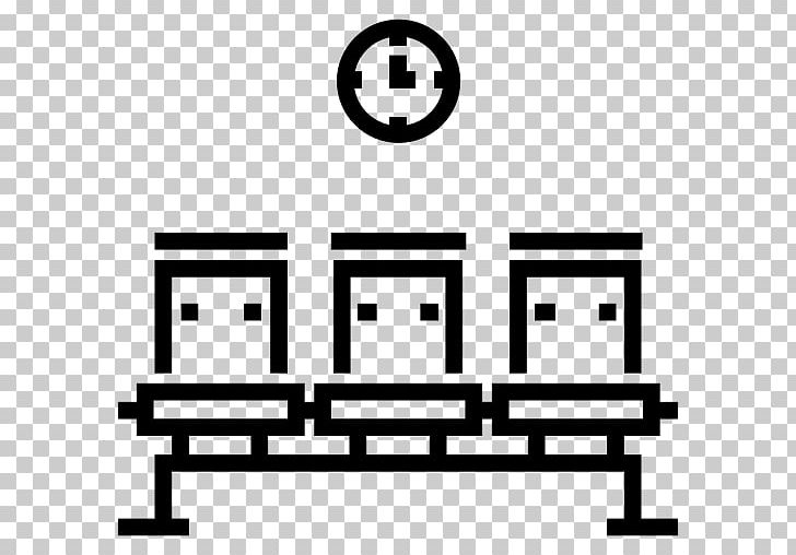 Waiting Room Airport Computer Icons Seat PNG, Clipart, Airport, Architecture, Area, Bench, Black And White Free PNG Download