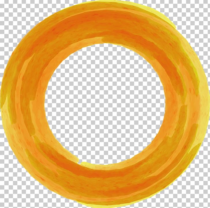 Yellow Circle Watercolor Painting PNG, Clipart, Annulus, Body Jewelry, Circle Frame, Circles Vector, Color Free PNG Download