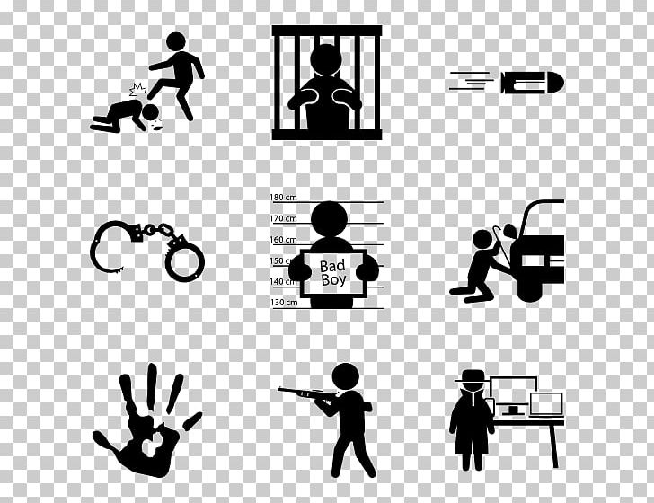 Computer Icons Crime PNG, Clipart, Angle, Area, Black, Black And White, Brand Free PNG Download