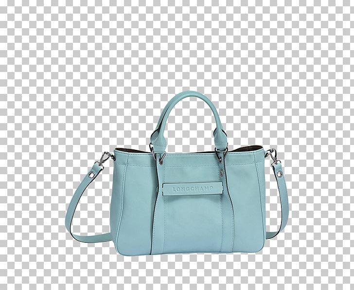 Handbag Leather Longchamp Tote Bag PNG, Clipart, Accessories, Aqua, Azure, Bag, Blue Free PNG Download