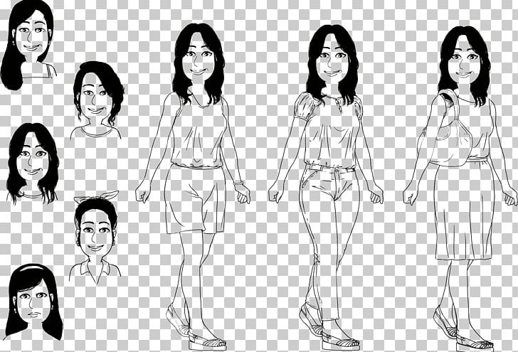 Female Line Art Drawing Woman PNG, Clipart, Animals, Arm, Artwork, Beauty, Black Free PNG Download