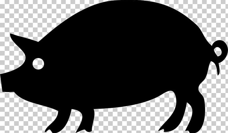 Pig Computer Icons Encapsulated PostScript PNG, Clipart, Animals, Artwork, Black, Black And White, Carnivoran Free PNG Download
