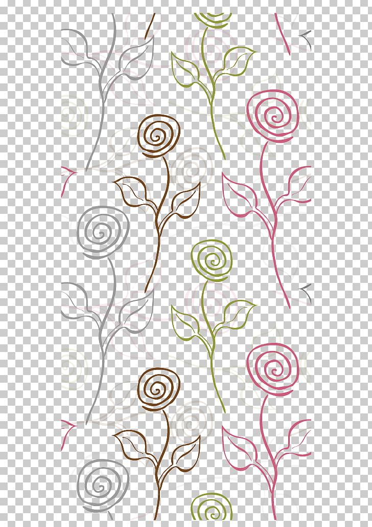 Beach Rose Floral Design Euclidean PNG, Clipart, Area, Artwork, Artwork Vector, Border, Branch Free PNG Download