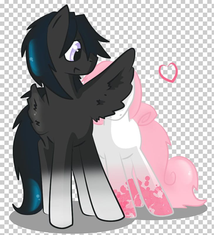 Pony Cat Flirting PNG, Clipart, Animals, Anime, Black, Carnivoran, Cartoon Free PNG Download