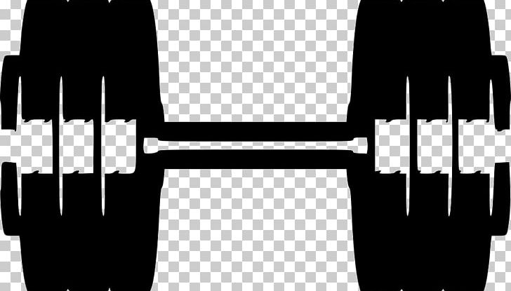 Computer Icons Dumbbell Sticker PNG, Clipart, Angle, Black, Black And White, Computer Icons, Dumbbell Free PNG Download