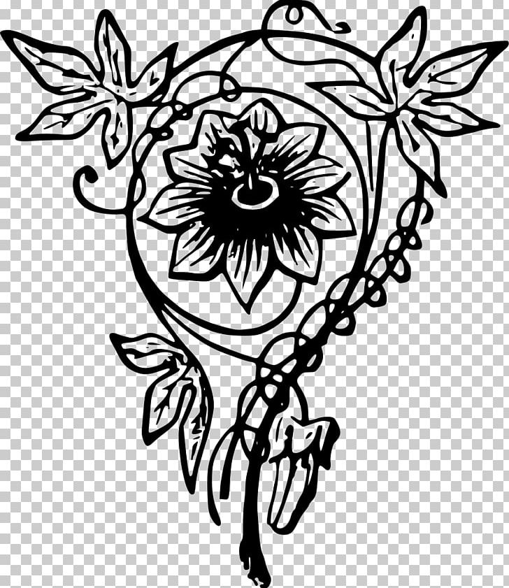 Floral Design Line Art PNG, Clipart, Art, Artwork, Black And White, Branch, Cut Flowers Free PNG Download