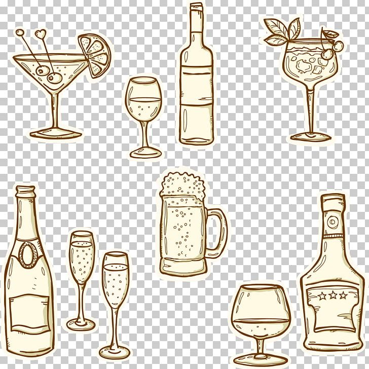 Champagne Beer Cognac Drink Bottle PNG, Clipart, Bar Element, Bar Vector, Barware, Bottle, Bottles Vector Free PNG Download