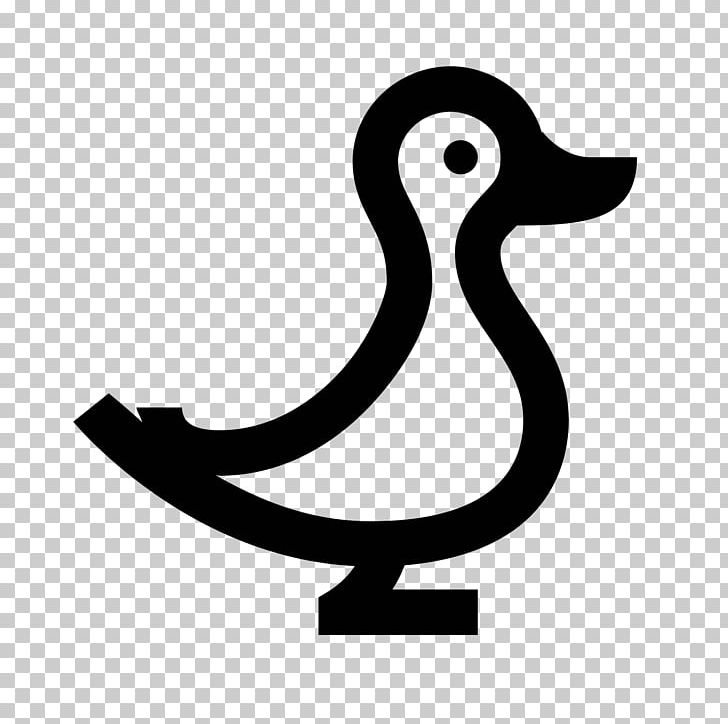 Duck Computer Icons PNG, Clipart, Animals, Artwork, Beak, Bird, Black And White Free PNG Download