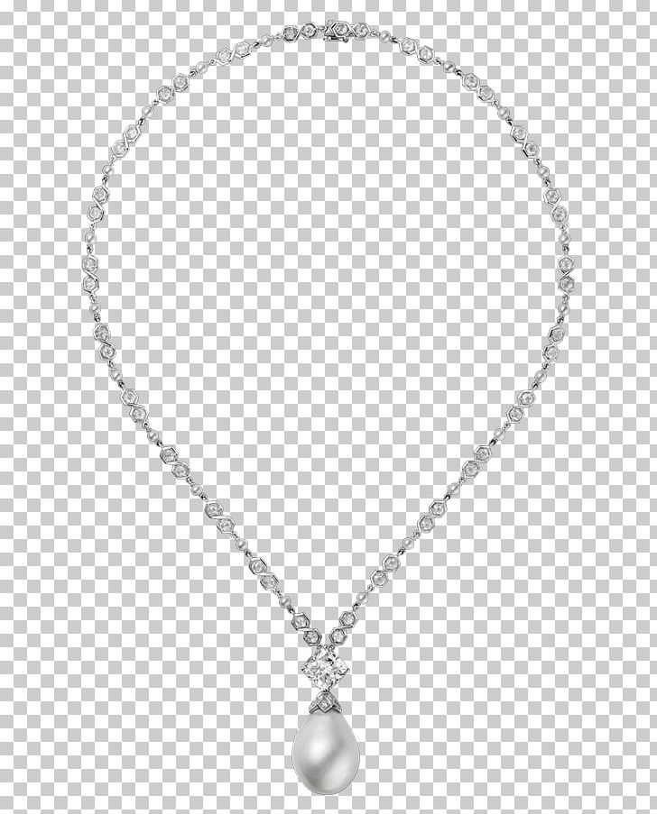 Necklace Earring Diamond Pendant PNG, Clipart, Black And White, Body Jewelry, Chain, Circle, Fashion Free PNG Download
