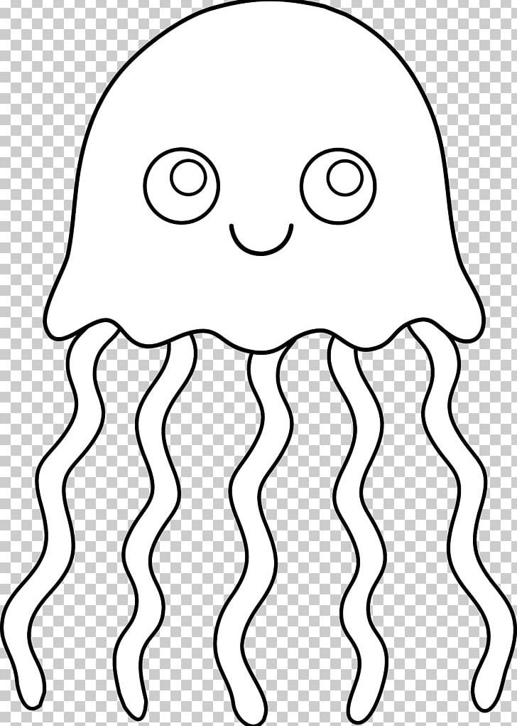 Jellyfish Png Clipart Area Black Black And White Car Cartoon Jellyfish Pictures Free Png Download