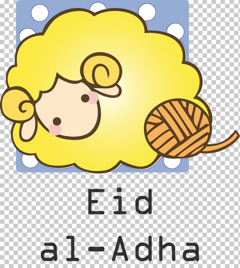Cartoon Smiley Yellow Happiness Text PNG, Clipart, Behavior, Cartoon, Eid Al Adha, Flower, Happiness Free PNG Download