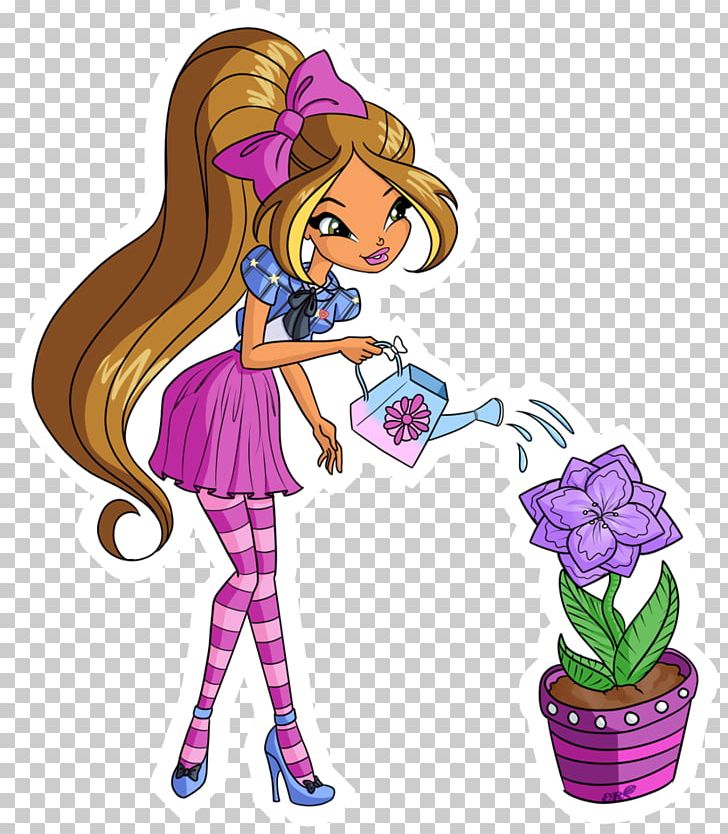 Flora Tecna The Secret Greenhouse PNG, Clipart, Art, Cartoon, Deviantart, Doll, Drawing Free PNG Download