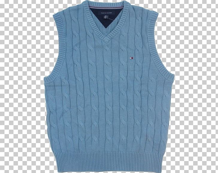 Gilets Sweater Vest Tommy Hilfiger Cable Knitting PNG, Clipart, Aqua, Blue, Cable Knitting, Electric Blue, Gilets Free PNG Download