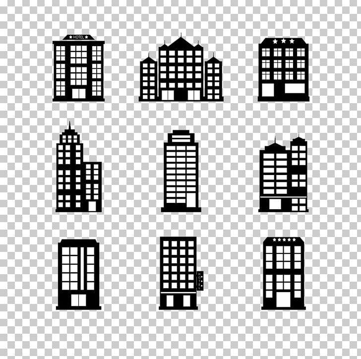 Hotel Silhouette Building PNG, Clipart, Angle, Apartment, Area, Black, Black And White Free PNG Download
