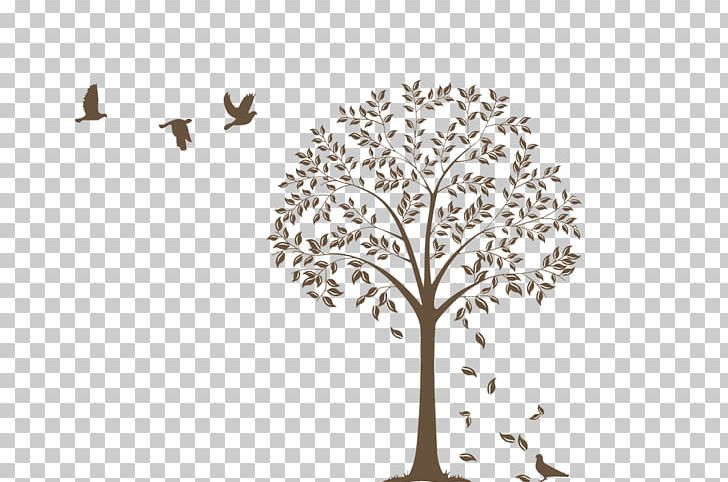 Paper Wall Decal Tree Sticker PNG, Clipart, Balloon Car, Bird, Branch, Cartoon Character, Cartoon Eyes Free PNG Download