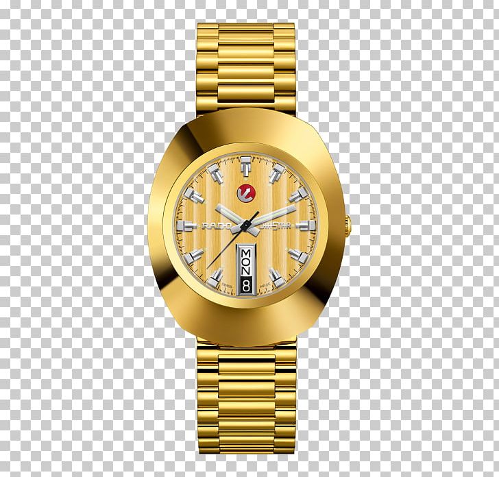 Rado Swatch Clock Chronograph PNG, Clipart, Accessories, Brand, Chronograph, Clock, Gold Free PNG Download