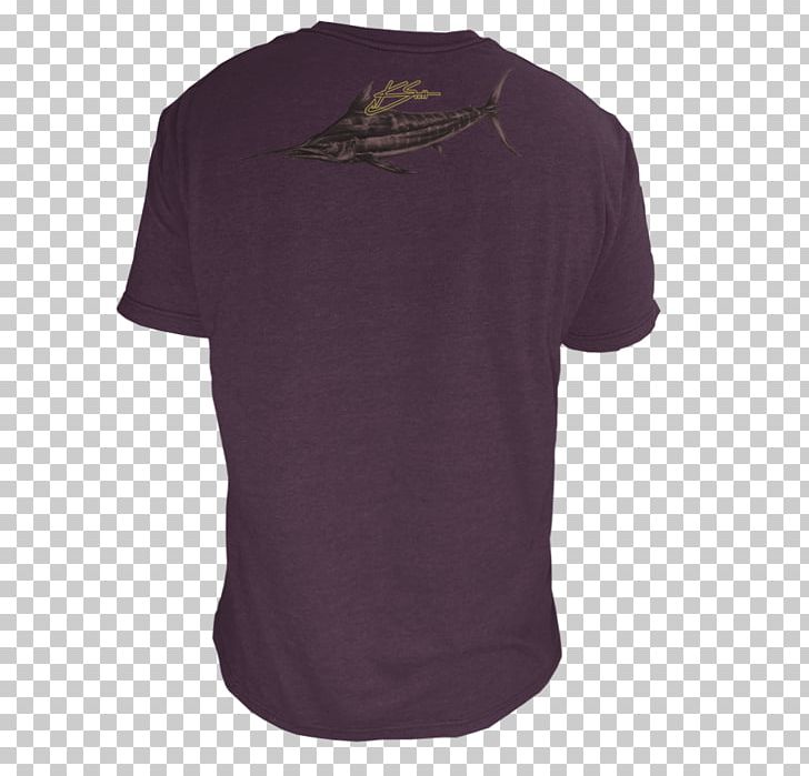 T-shirt Sleeve Neck PNG, Clipart, Active Shirt, Blue Marlin, Clothing, Neck, Purple Free PNG Download