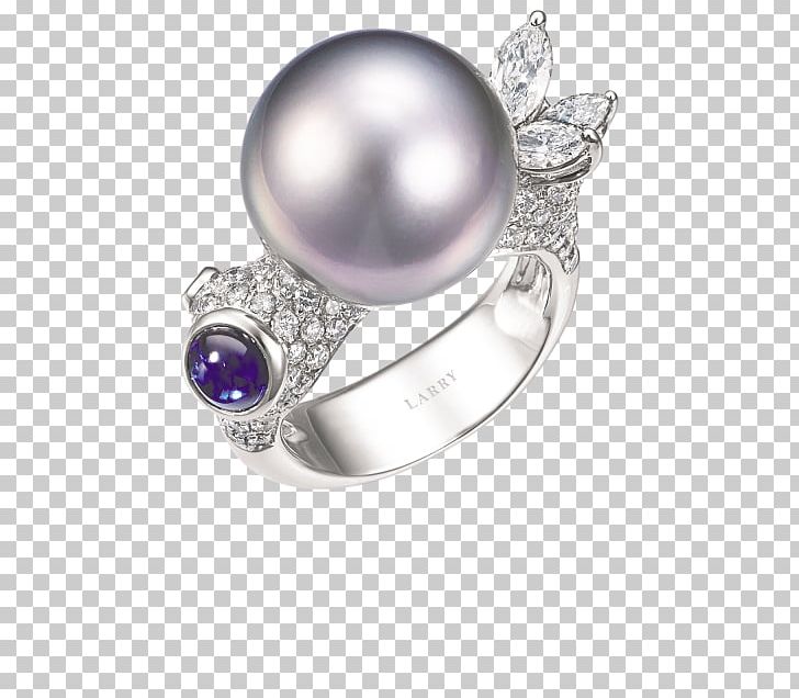 Amethyst Ring Pearl Jewellery Diamond PNG, Clipart, Amethyst, Birthstone, Body Jewelry, Brilliant, Cabochon Free PNG Download