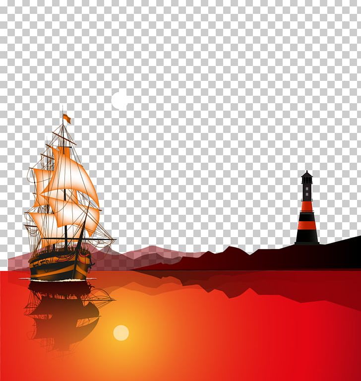 Sunrise Euclidean Illustration PNG, Clipart, Art, Boat, Computer Wallpaper, Download, Happy Birthday Vector Images Free PNG Download