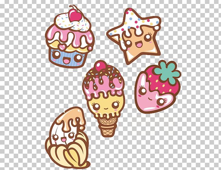 Ice Cream Cupcake Frosting & Icing Kavaii Food PNG, Clipart, Amorodo, Amp, Body Jewelry, Candy, Cartoon Free PNG Download