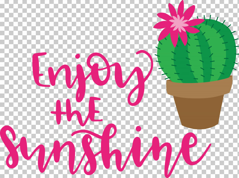 Sunshine Enjoy The Sunshine PNG, Clipart, Biology, Cactus, Flower, Flowerpot, Hay Flowerpot With Saucer Free PNG Download