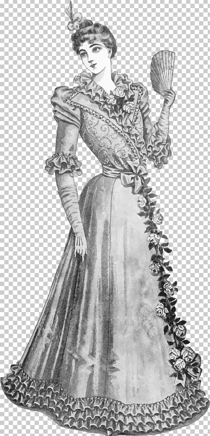 Paper Vintage Clothing Woman PNG, Clipart, Antique, Art, Black And White, Book, Clothing Free PNG Download