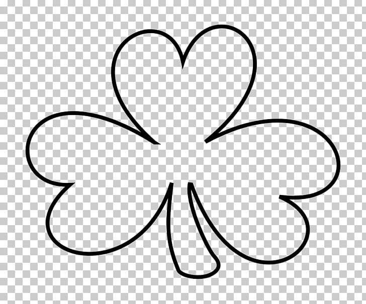 Shamrock Saint Patrick's Day Four-leaf Clover PNG, Clipart, Black, Black And White, Butterfly, Circle, Clover Free PNG Download