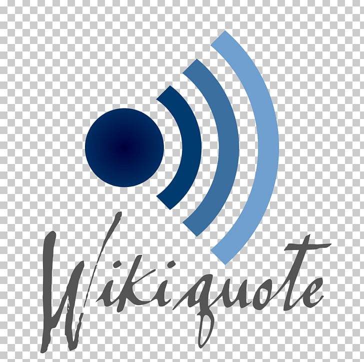 Wikiquote Wikimedia Foundation Quotation Wikimedia Commons PNG, Clipart, Blue, Brand, Circle, Computer Wallpaper, Copyright Free PNG Download