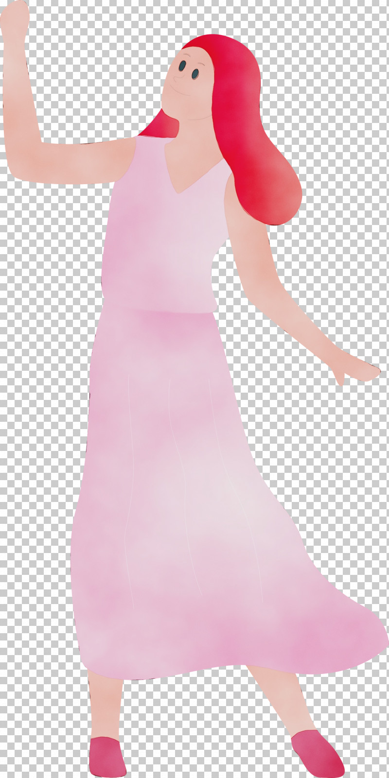 Pink Dress Clothing Standing Gown PNG, Clipart, Clothing, Costume, Dress, Figurine, Gown Free PNG Download