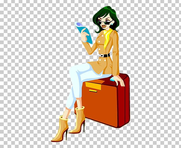 Suitcase PNG, Clipart, Adobe Illustrator, Animation, Art, Business Woman, Cartoon Free PNG Download