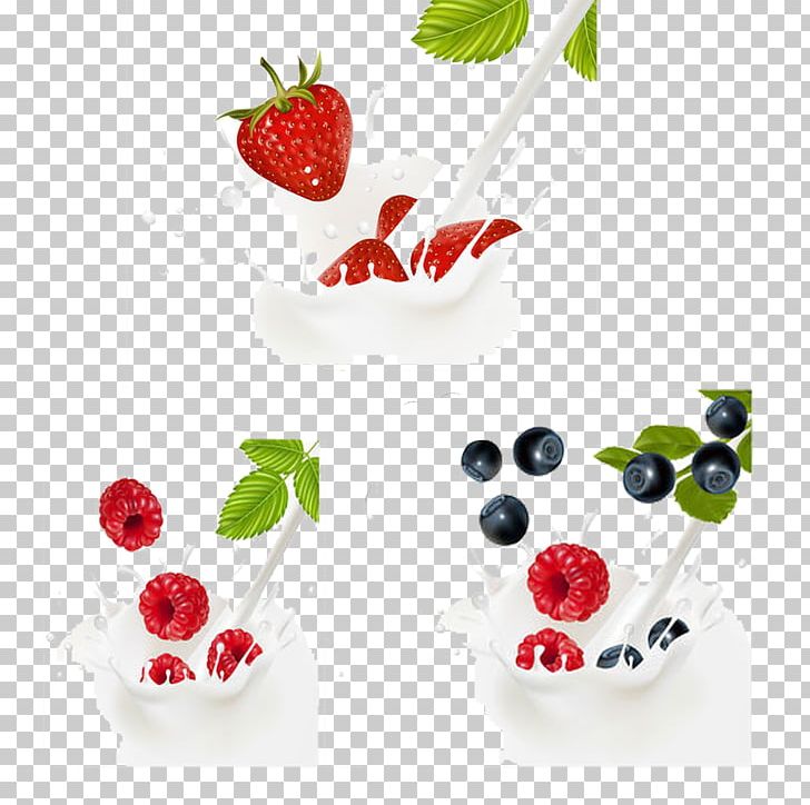 Coffee Milk Yogurt Berry PNG, Clipart, Blueberry, Cherry, Drink, Flavor, Flavored Milk Free PNG Download