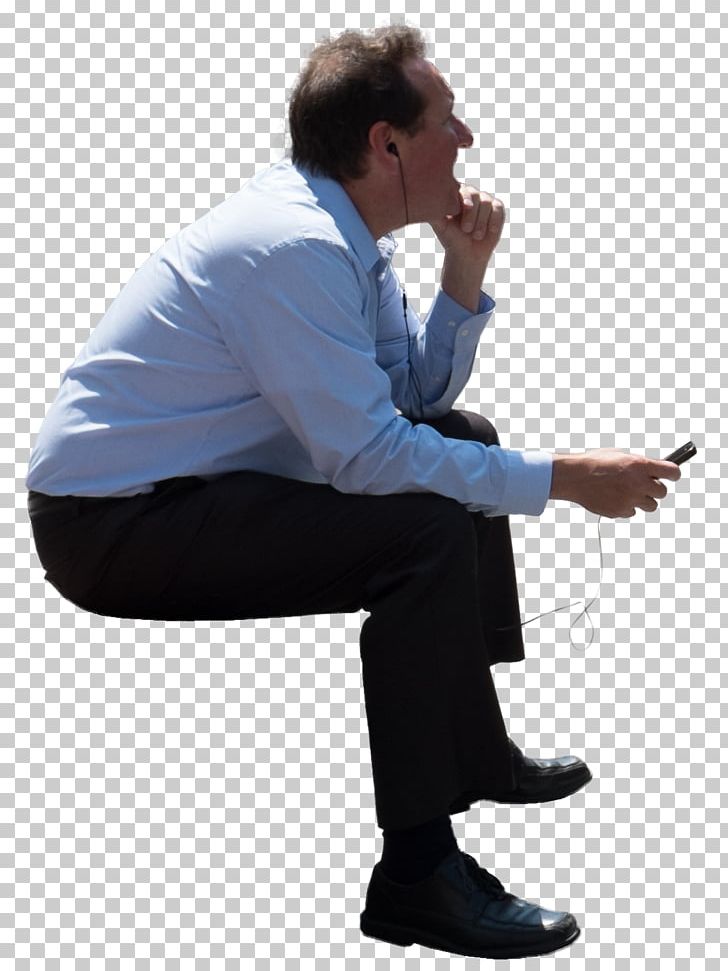 person sitting on bench png