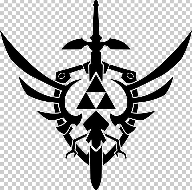The Legend Of Zelda: Skyward Sword The Legend Of Zelda: Twilight Princess HD The Legend Of Zelda: Ocarina Of Time The Legend Of Zelda: The Wind Waker PNG, Clipart, Anchor, Black And White, Decal, Gaming, Hyrule Free PNG Download