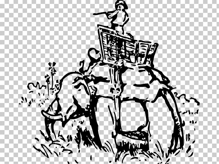Elephant Hunting PNG, Clipart, Animals, Art, Artwork, Black And White, Boar Hunting Free PNG Download